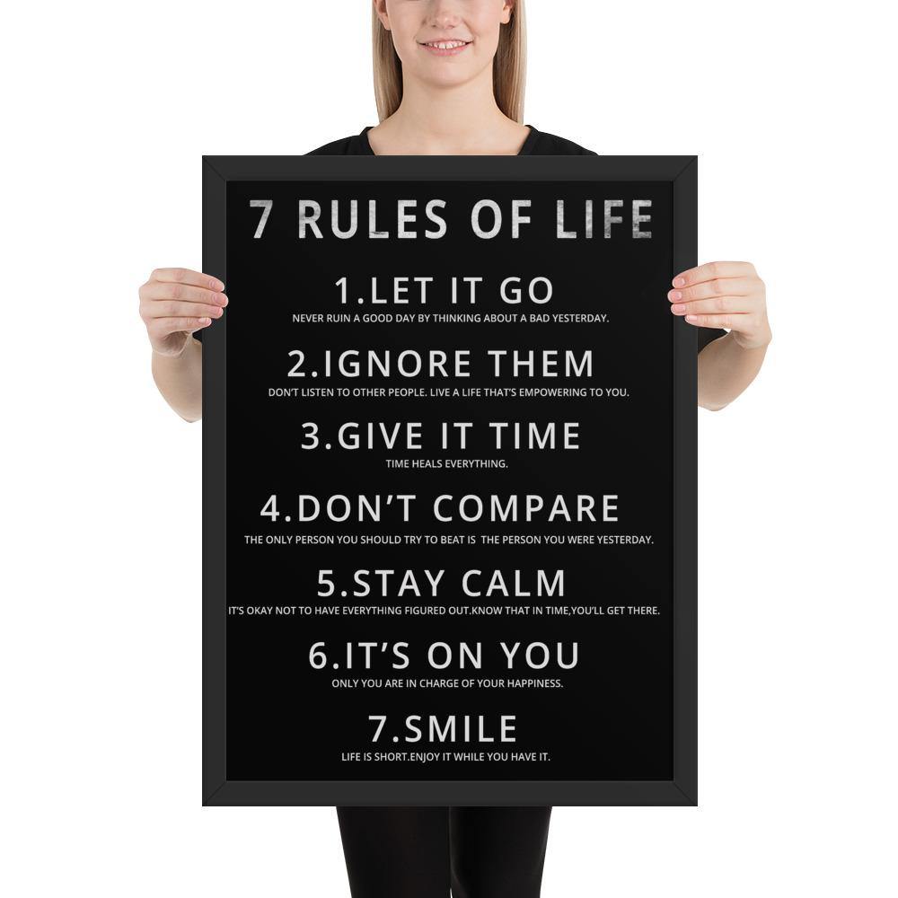 Tableaux Rules of life - BusinessNoLimit