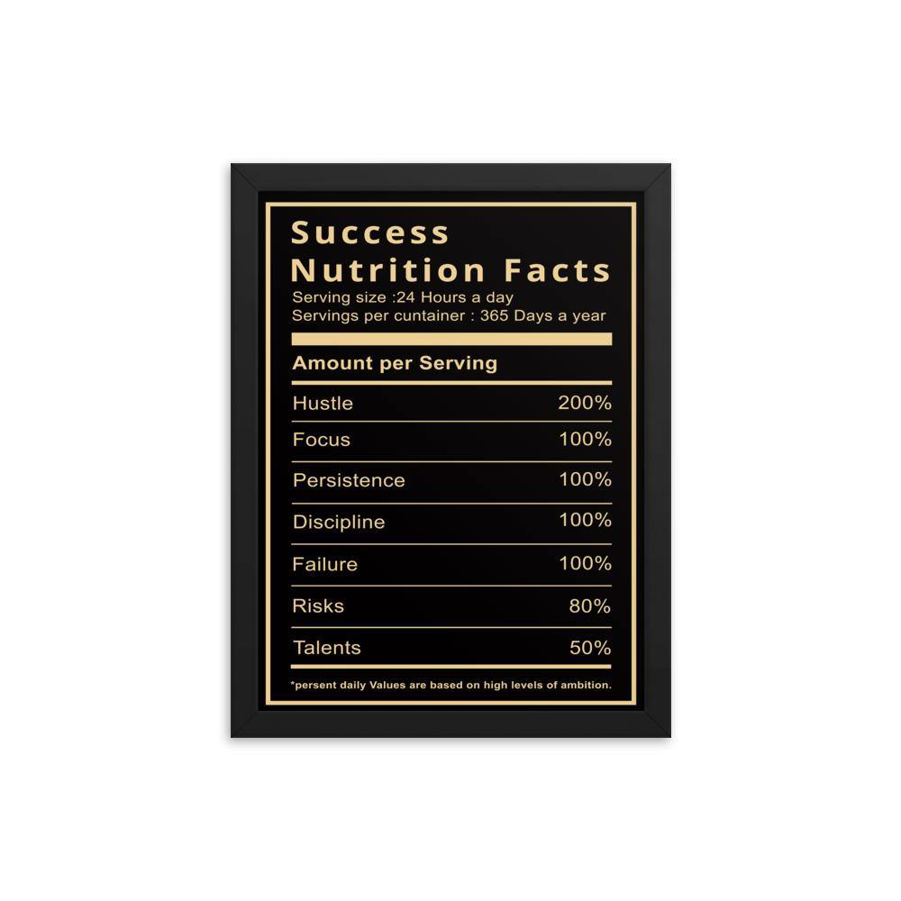 Tableaux Success Nutrition Facts - BusinessNoLimit