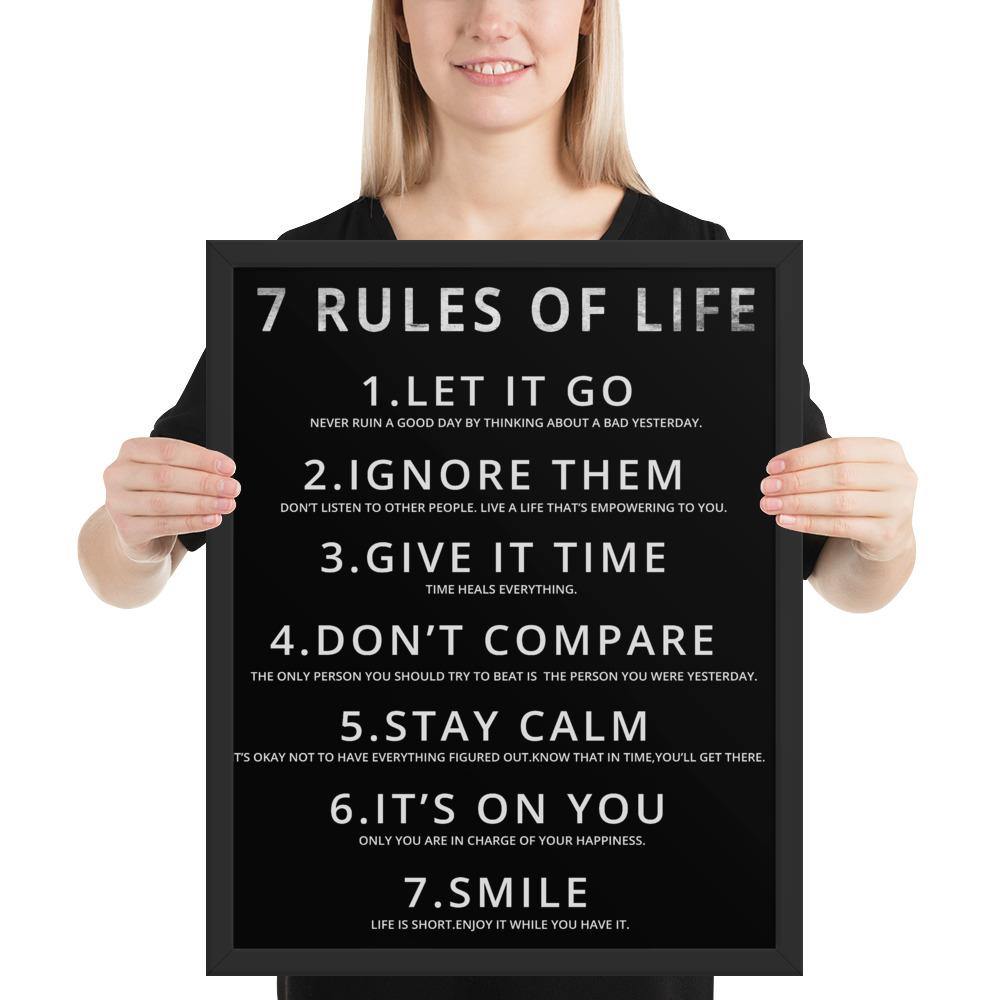 Tableaux Rules of life - BusinessNoLimit