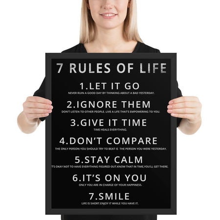 Tableaux Rules of life - BusinessNoLimit