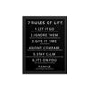 Tableaux Rules of life - BusinessNoLimit